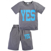 11-372182 "Yes" Комплект с бриджами, 3-7 лет, т-серый 11-372182 "Yes" Комплект с бриджами, 3-7 лет, т-серый