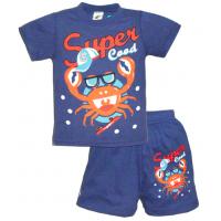 15-142104 "SUPER CRAB" комплект, 1-4 года, синий 15-142104 "SUPER CRAB" комплект, 1-4 года, синий