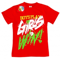81202-1220 "Girls Win" Футболка для девочек, 8-12 лет 81202-1220 "Girls Win" Футболка для девочек, 8-12 лет