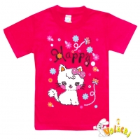 1402-72 "Happy" Футболка для девочек, 1-4 года 1402-72 "Happy" Футболка для девочек, 1-4 года