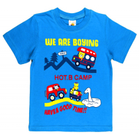 1401-26 "We Are BOYING" Футболка для мальчиков, 1-4 года, бирюза 1401-26 "We Are BOYING" Футболка для мальчиков, 1-4 года, бирюза