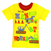 45-1406 "Men Work" футболка для мальчика 45-1406 "Men Work" футболка для мальчика