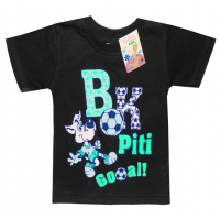 2601-14 "GOOAL" футболка для мальчиков 2-6 лет, черный 2601-14 "GOOAL" футболка для мальчиков 2-6 лет, черный