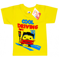 2601-18 "DRIVING" футболка для мальчиков 2-6 лет, желтый 2601-18 "DRIVING" футболка для мальчиков 2-6 лет, желтый