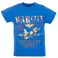 5801-027 "War City" футболка для мальчиков 5-8 лет, синий 5801-027 "War City" футболка для мальчиков 5-8 лет, синий