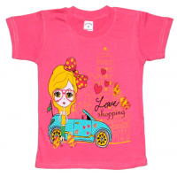 10-5856 "SHOPPING" футболка, 5-8 лет, розовый 10-5856 "SHOPPING" футболка, 5-8 лет, розовый