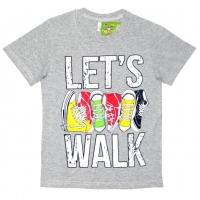 81201-71 "Let's Walk" Футболка для мальчиков, 8-12 лет 81201-71 "Let's Walk" Футболка для мальчиков, 8-12 лет