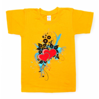 45-91201 "My Heart" футболка для девочки, 9-12 лет 45-91201 "My Heart" футболка для девочки, 9-12 лет