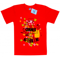 91302-27 "Corner" футболка для девочек, 9-13 лет, красный 91302-27 "Corner" футболка для девочек, 9-13 лет, красный