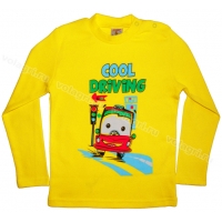 1451-18 "Cool Driving" Кофта для мальчиков, (на конопк.), интерлок, 1-4 года 1451-18 "Cool Driving" Кофта для мальчиков, (на конопк.), интерлок, 1-4 года