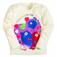 2512-6 "For Girls" кофта для девочек, интерлок, 2-5 лет 2512-6 "For Girls" кофта для девочек, интерлок, 2-5 лет