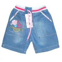 V 116 Sailor шорты джинсовые для девочек, 1-4 года V 116 Sailor шорты джинсовые для девочек, 1-4 года