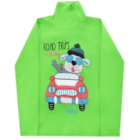 1461-3 "Road Trips" водолазка для мальчиков 1-4 года, интерлок 1461-3 "Road Trips" водолазка для мальчиков 1-4 года, интерлок