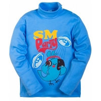 2561-1 "Party" водолазка для мальчиков 2-5 лет, интерлок, голубой 2561-1 "Party" водолазка для мальчиков 2-5 лет, интерлок, голубой