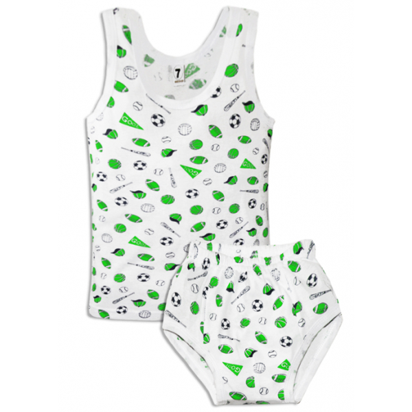 10-3741 Комплект майка, трусы для мальчика, 3-7 лет