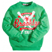 10-5804 "BROOKLYN" Лонгслив для мальчика на манжете, 5-8 лет, зеленый 10-5804 "BROOKLYN" Лонгслив для мальчика на манжете, 5-8 лет, зеленый