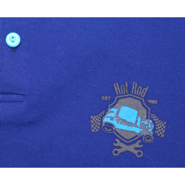 11-811706 Рубашка-поло, 8-11 лет, пике, миний\бирюза