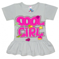 11-25144 "Cool Girl" Туника, 2-5 лет, серый 11-25144 "Cool Girl" Туника, 2-5 лет, серый