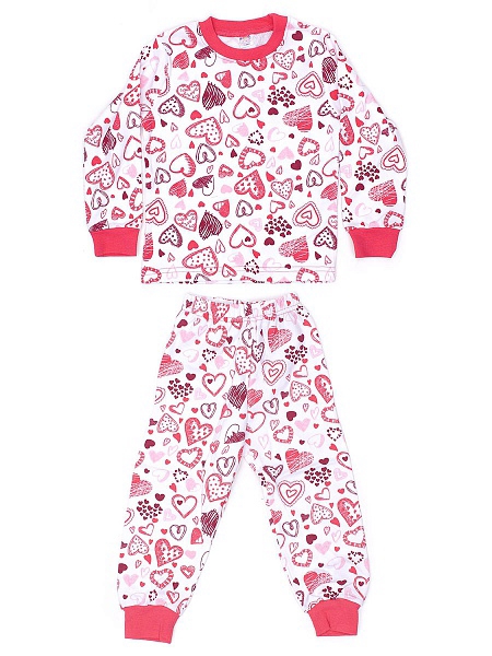 Пижама для мальчика (кнопки), футер с начесом, 5-8 лет