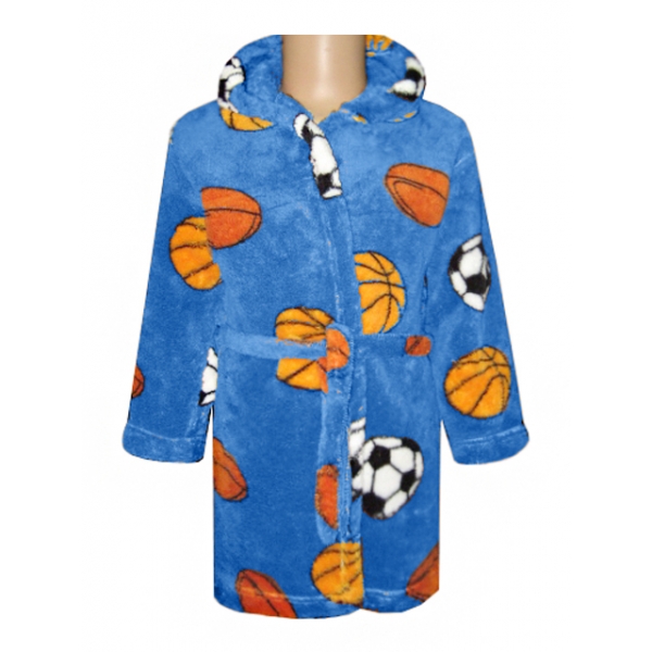 Халат для мальчиков, велсофт, махра, 110-128